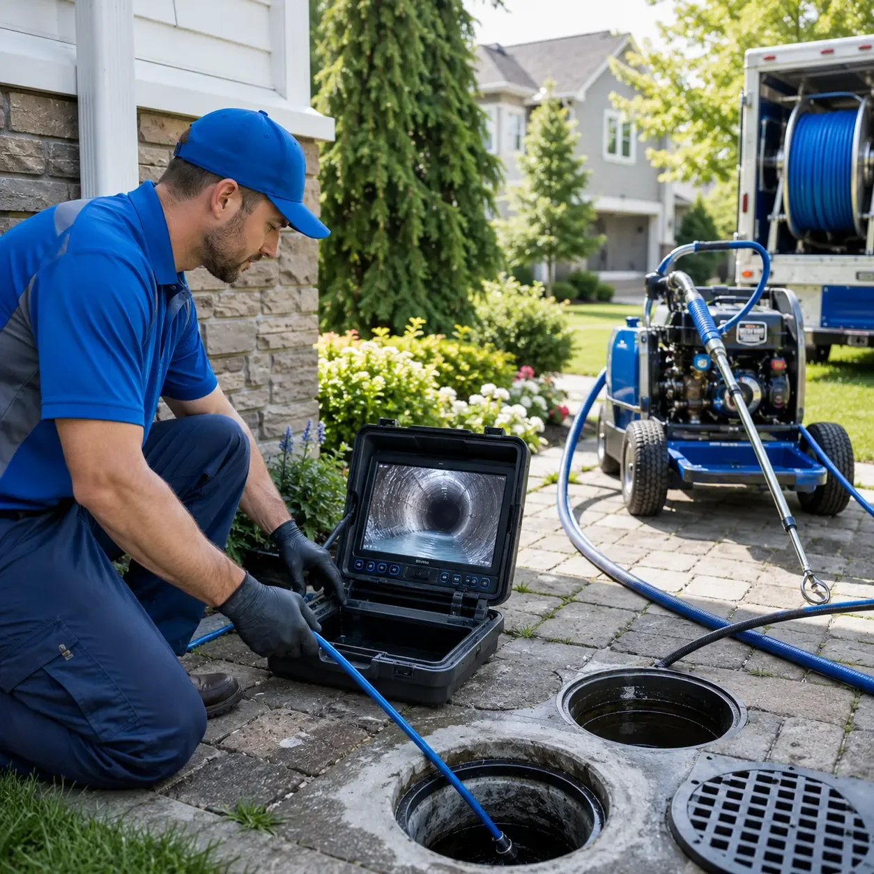 Outdoor drain cleaning professionals serving Kosse, TX